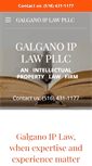 Mobile Screenshot of galganoiplaw.com